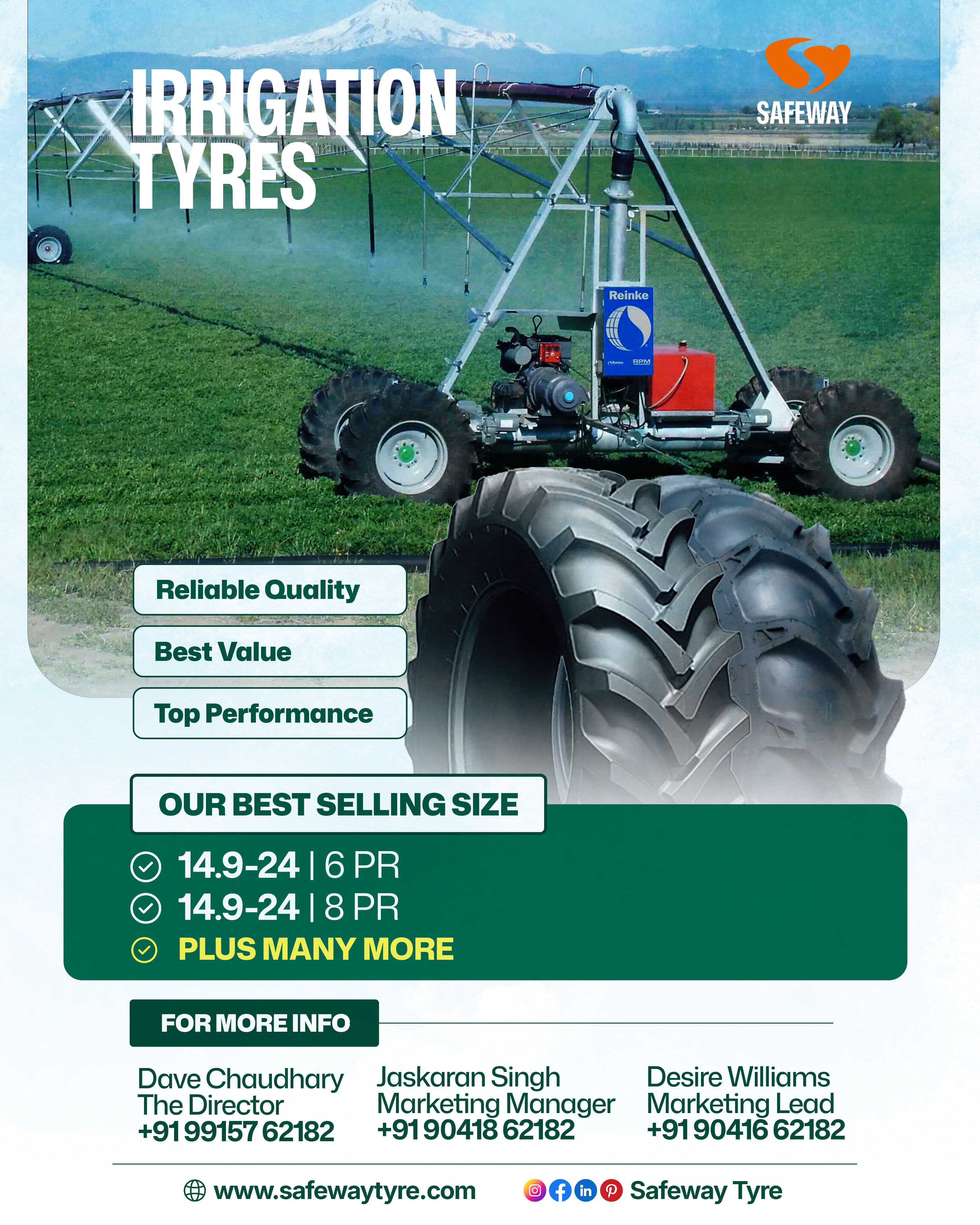Irrigation Tyres